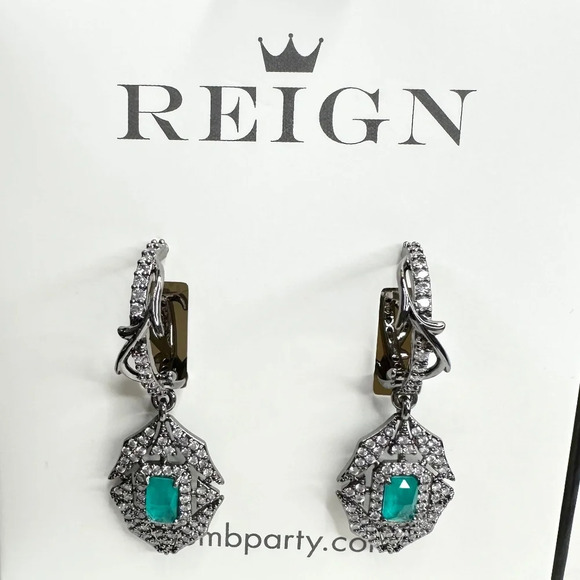 Bomb Party Reign Villain Collection Mist of Enchantment Earrings NWT - Picture 1 of 6